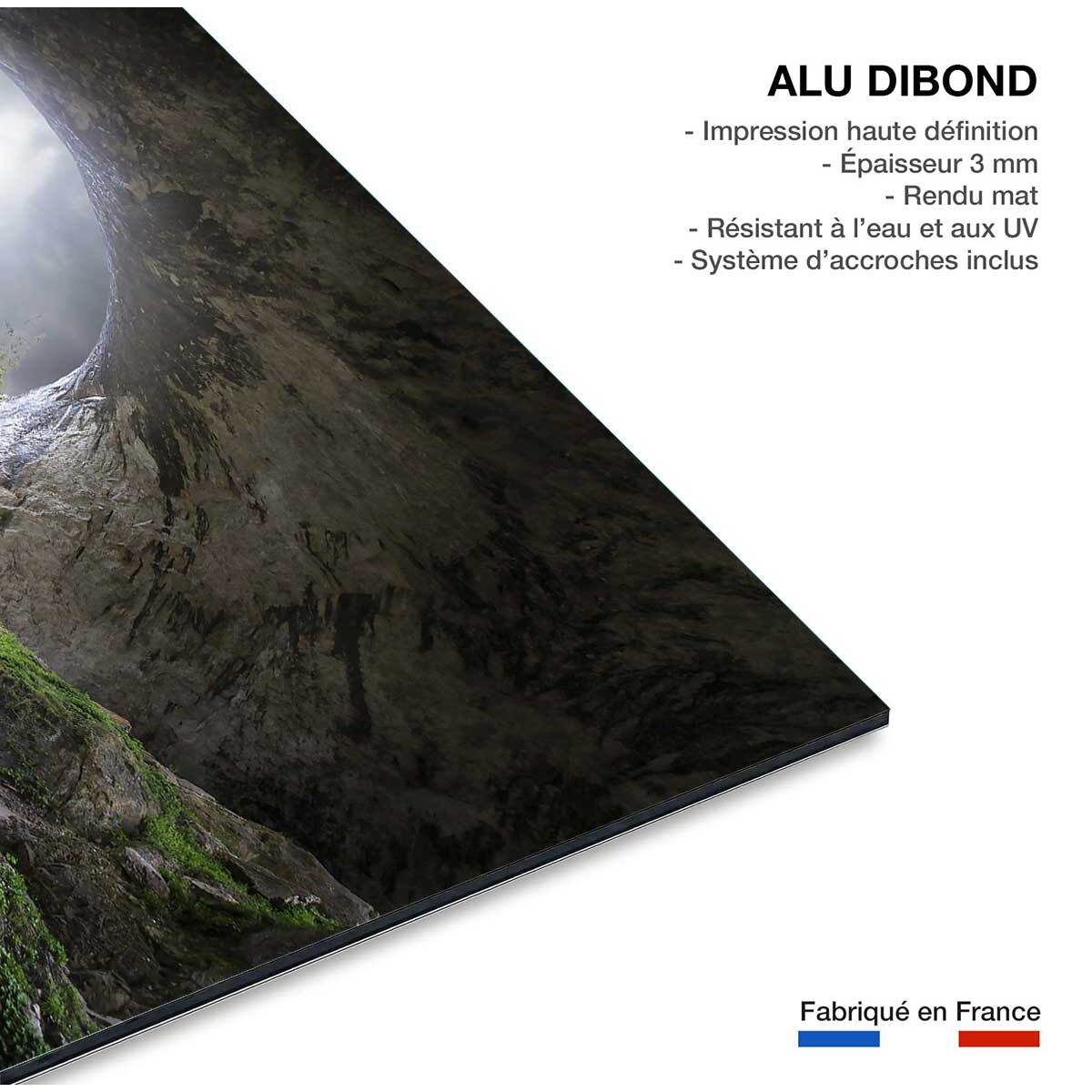 Tableau coup d'oeil au paradis Tableau alu Dibond