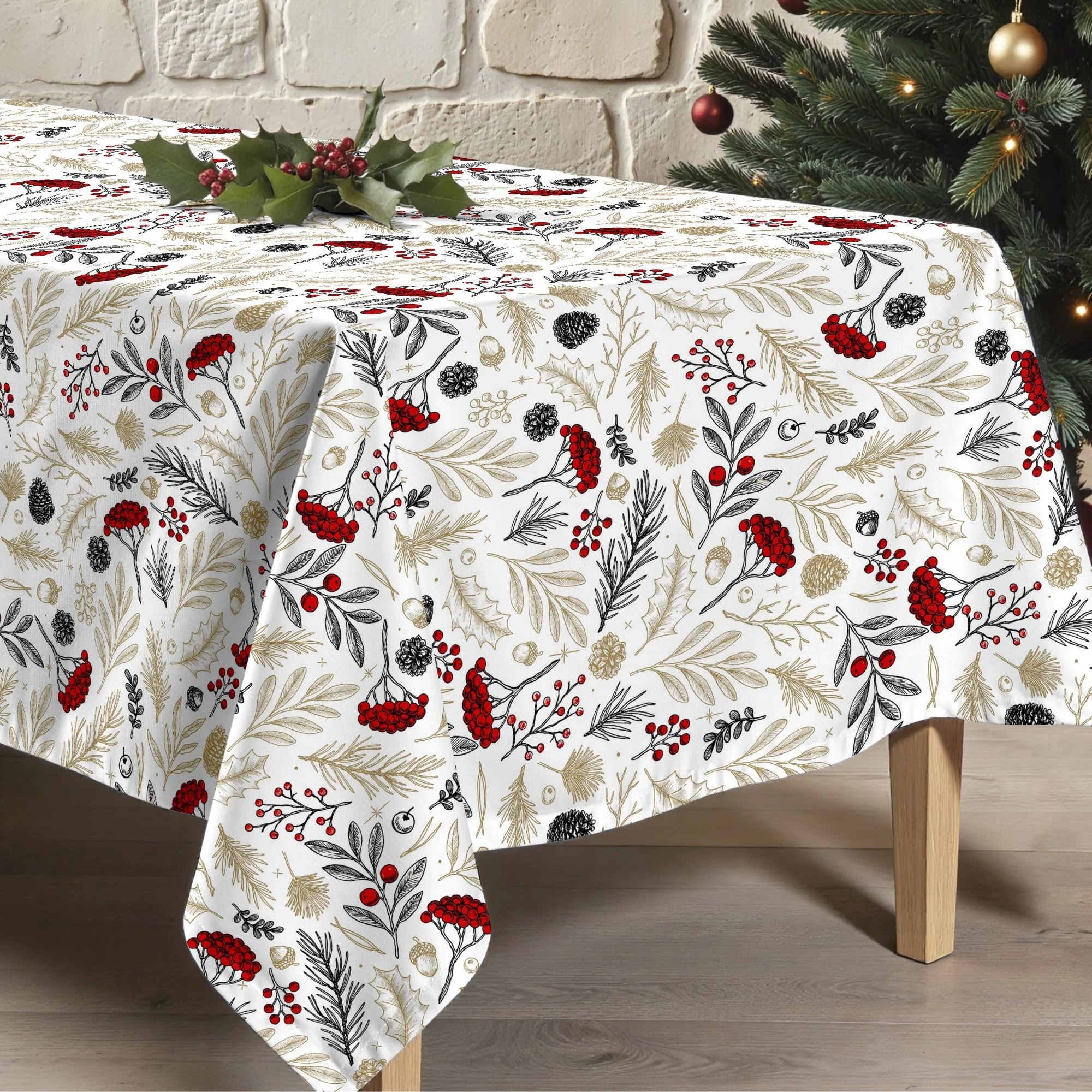 Nappe en résine Anti-tâches Merry Christmas 34