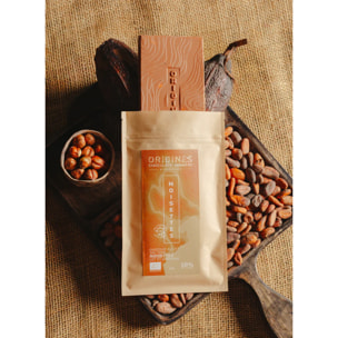 Tablette de chocolat au lait aux noisettes caramélisées - Bean To Bar - 100g Bio