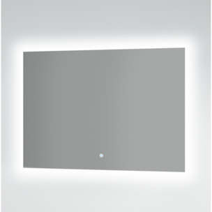 MOBILE DA BAGNO CANNES 90 ROVERE CHIARO- 6 PEZZI