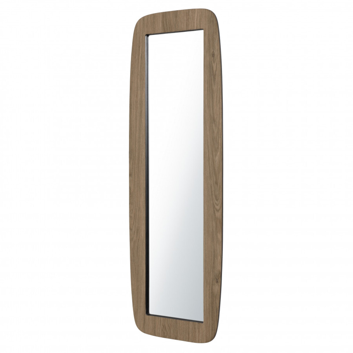 FLEUR - Miroir rectangulaire angles arrondis 120x40cm couleur mocha