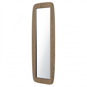 FLEUR - Miroir rectangulaire angles arrondis 120x40cm couleur mocha