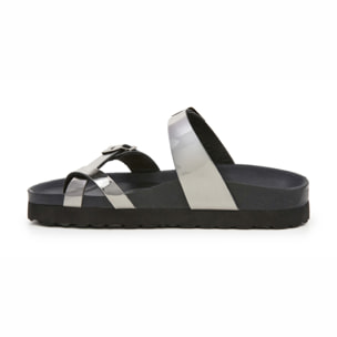 Sandalia plataforma BILLOWY GRIS