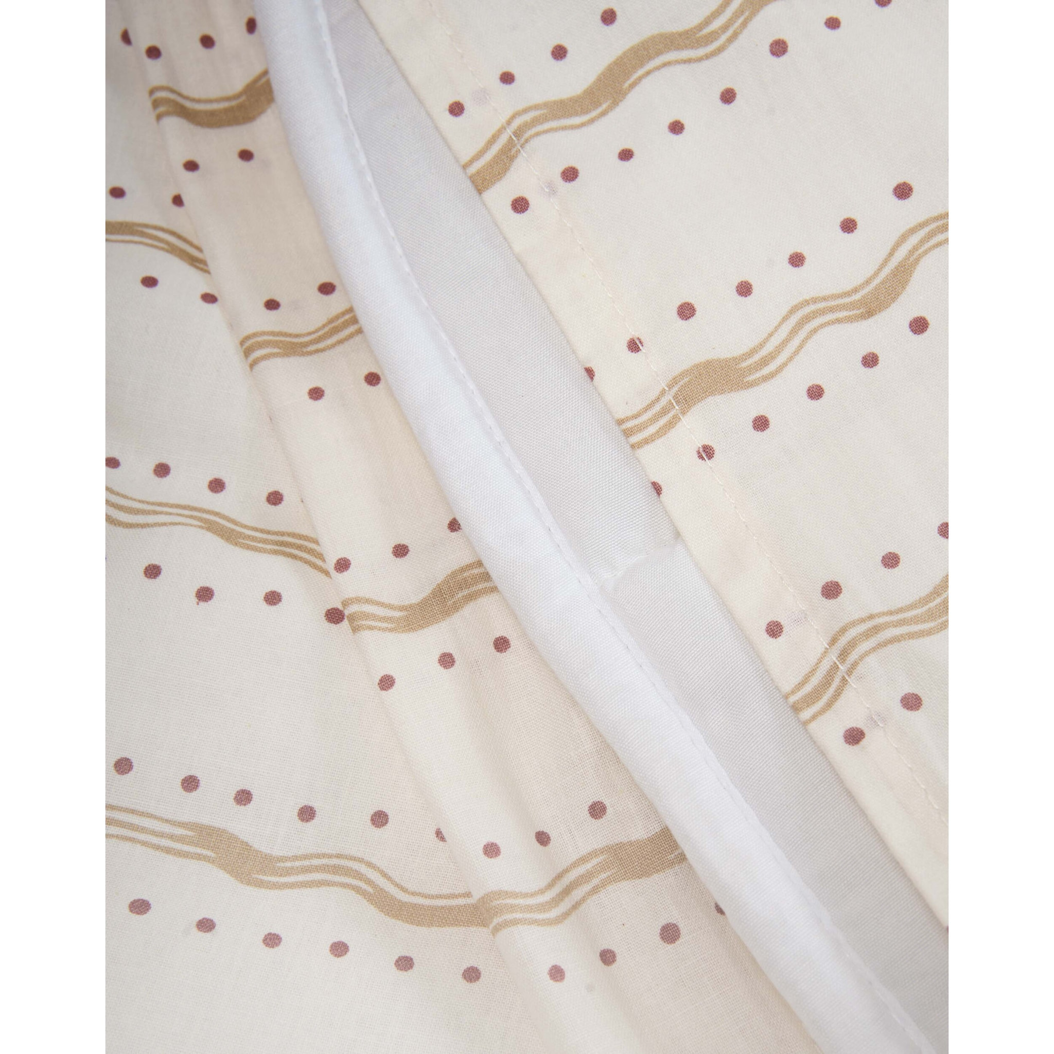 Funda nórdica 100% algodón lagon crema