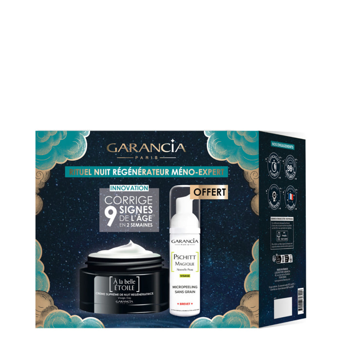 Rituel Nuit Régénérateur Méno-Expert - Coffret Crème Suprême de Nuit 40ml + Micropeeling Visage 30ml