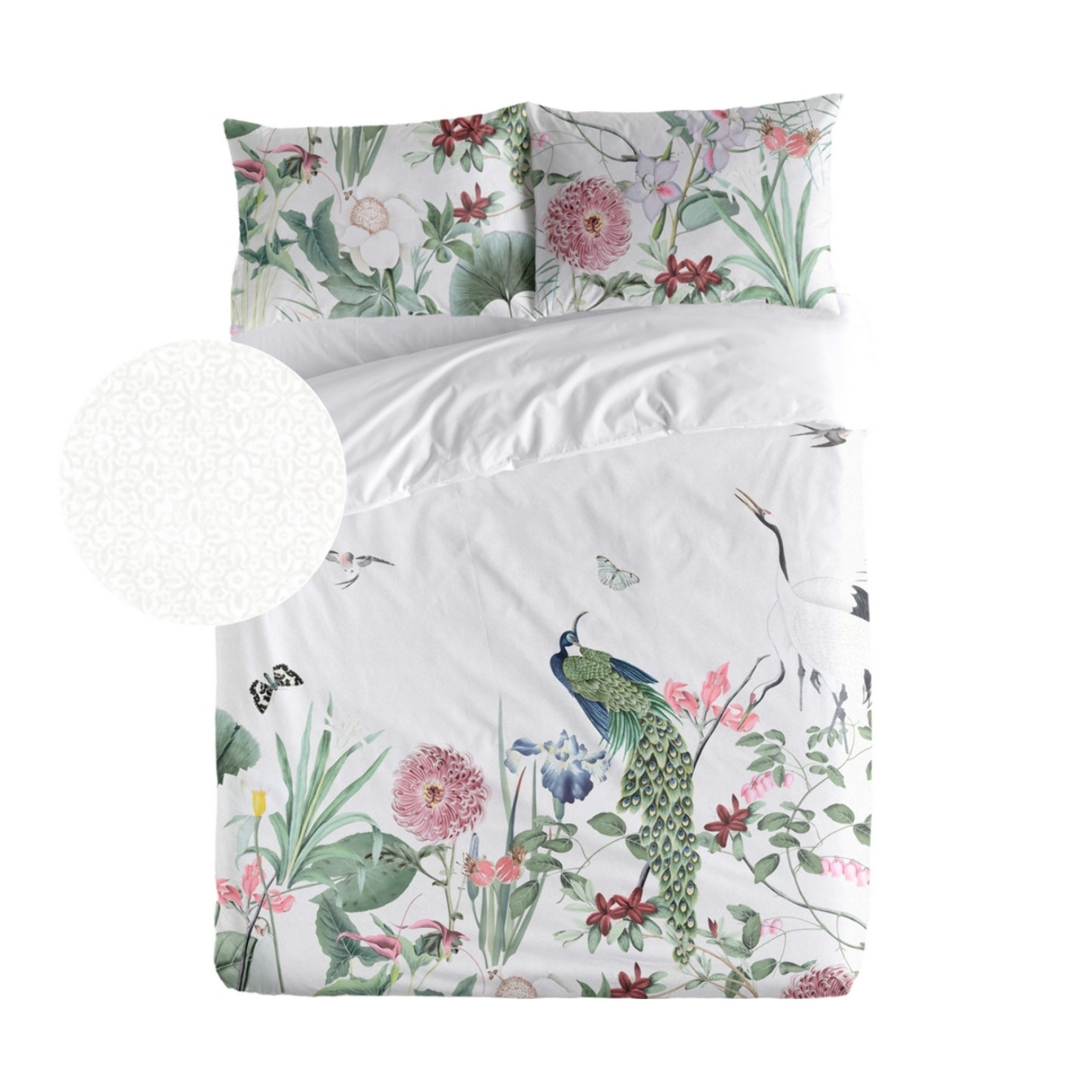 Housse de couette bandai blanc