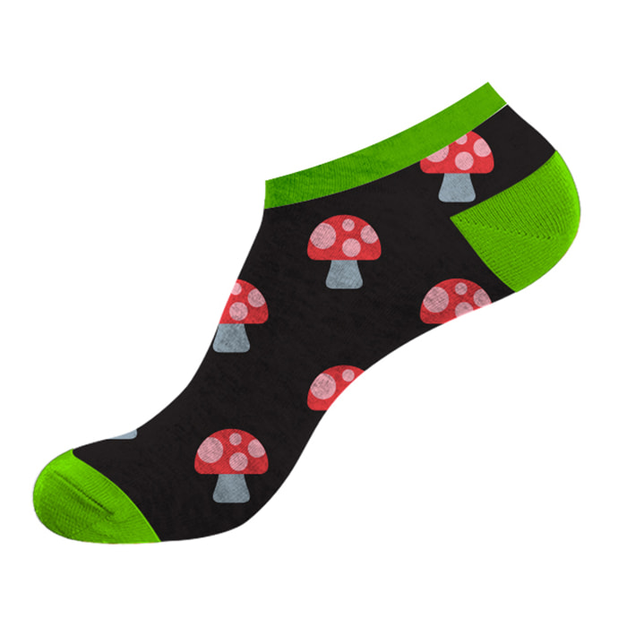 Set de 2 pares de calcetines tobilleros modelo Mushroom