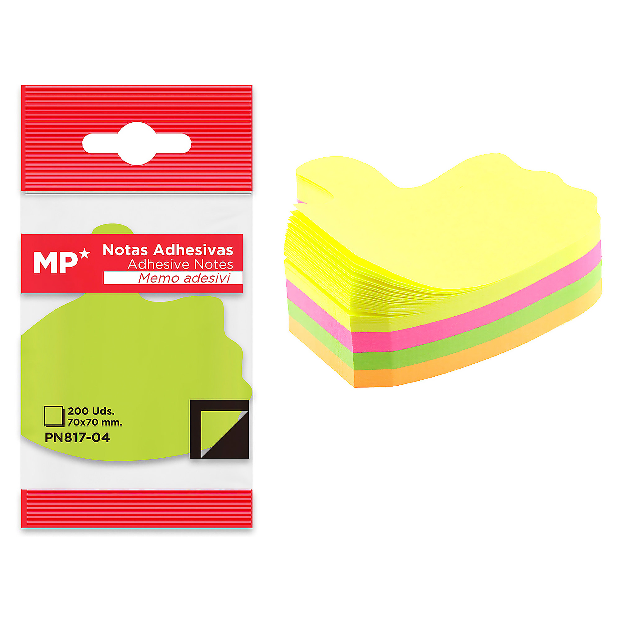 PACK 12 UNIDADES NOTAS ADHESIVAS 70 x 70 mm 200 HOJAS THUMBS UP