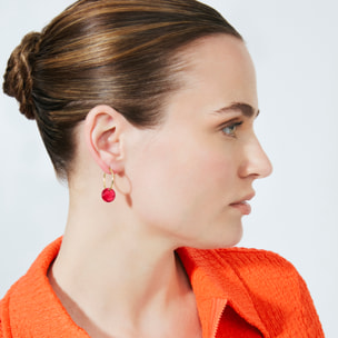 Pendientes Jafam acabado oro amarillo 18k