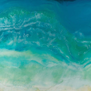 Tableau bleu fluide Tableau alu Dibond