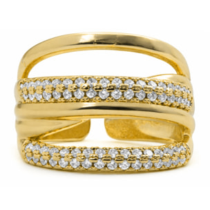 Anillo Raves acabado oro amarillo 18k