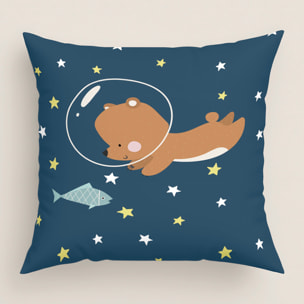 Cool Kids - Funda de Cojín Estampado - Con Cremallera - Sin relleno - 100% Algodón - Neil