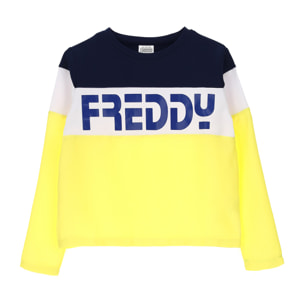 Maglia a manica lunga a blocchi di colore – Ragazza 10-16 anni