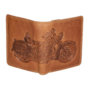 Portafoglio  da uomo In Vera pelle Made in Italy 13x10x3 cm