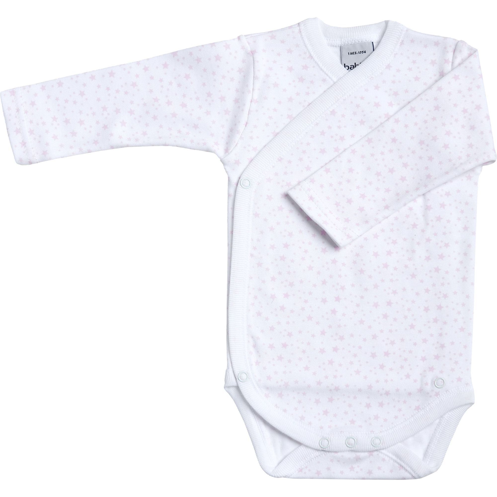 Body bebé manga larga cuello puntilla