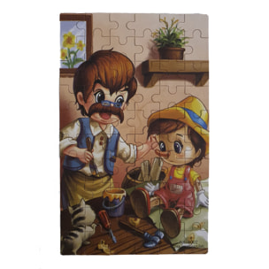 PUZLE DE CUENTOS: PINOCHO - 60 pcs (CAJA METÁLICA)