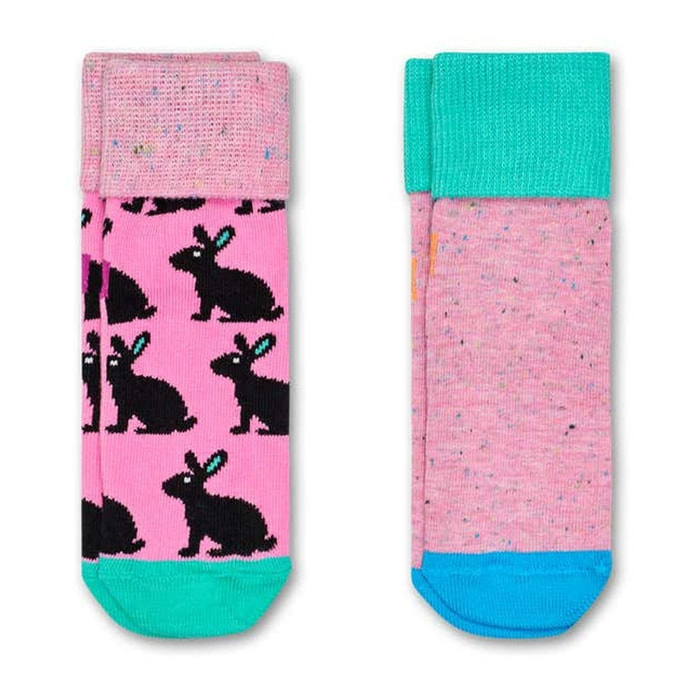 Calcetines pack-2 kids bunny anti-slip