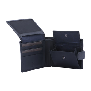 Portafoglio  da uomo In Vera pelle Made in Italy 9,5x12x2,5 cm