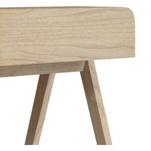 Bureau en bois de mindi et cannage - Khao