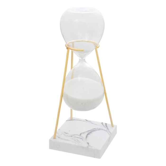 Sablier "Olen" gris H21cm