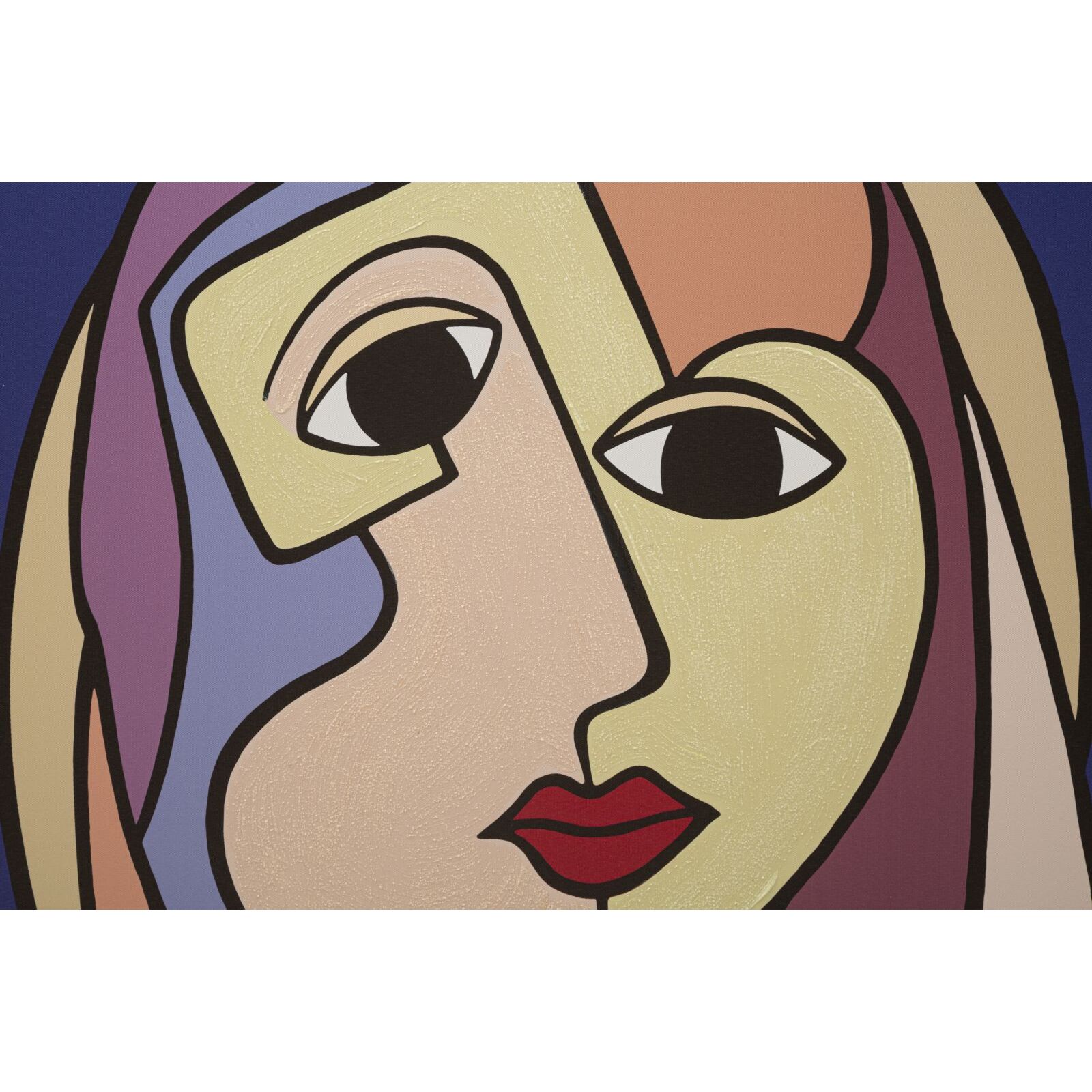 SPAMPA DIPINTA DOUBLE FACES LARGE -A- CM 80X3X120