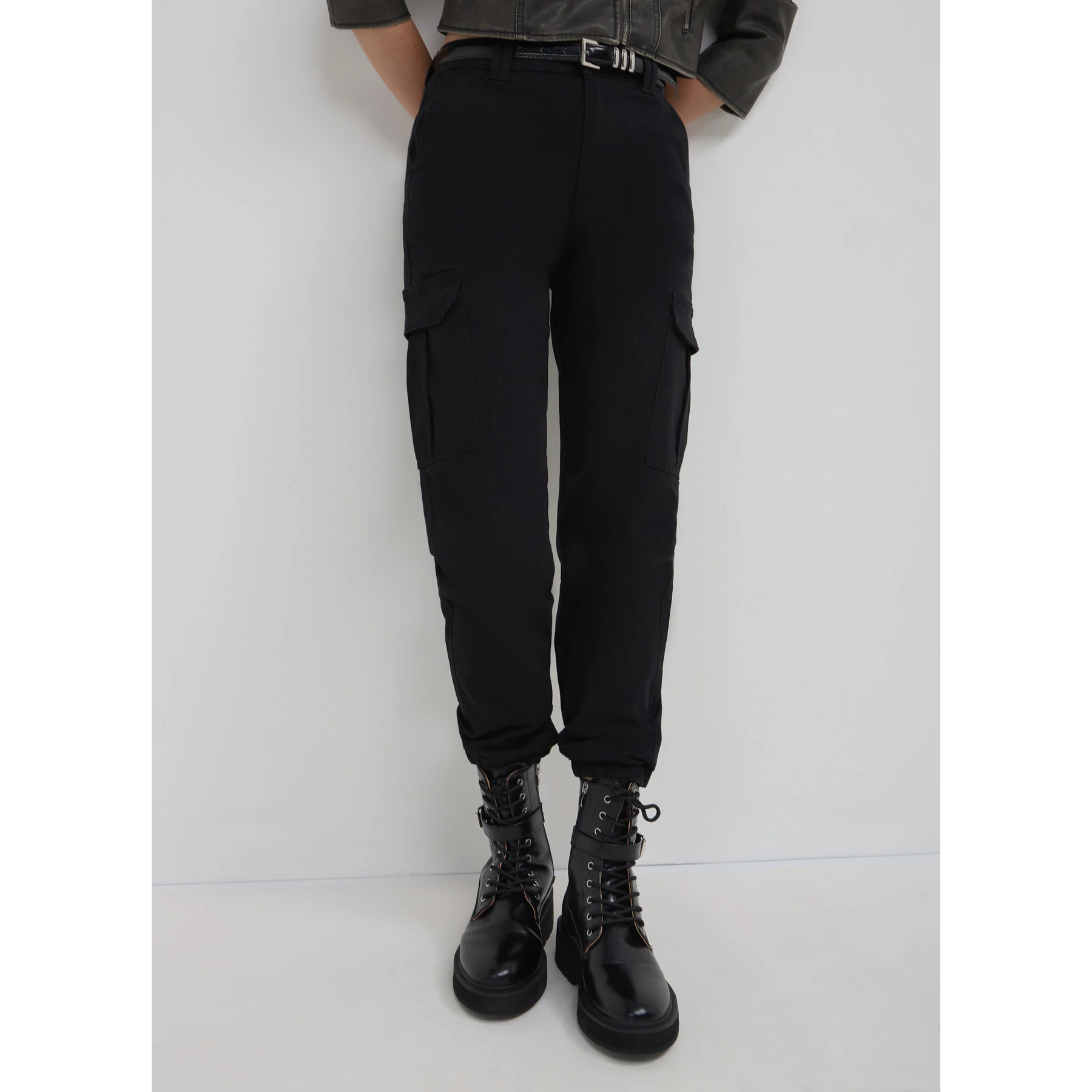 Pantalone cargo in cotone