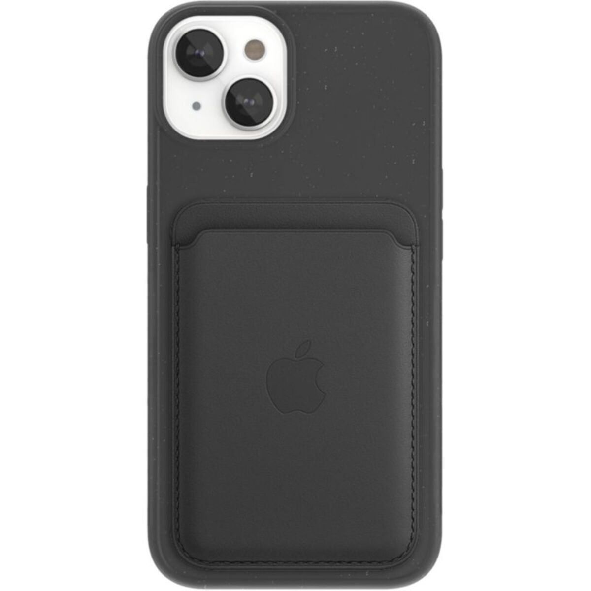 Coque bumper WOODCESSORIES iPhone 14 Plus BioCase noir