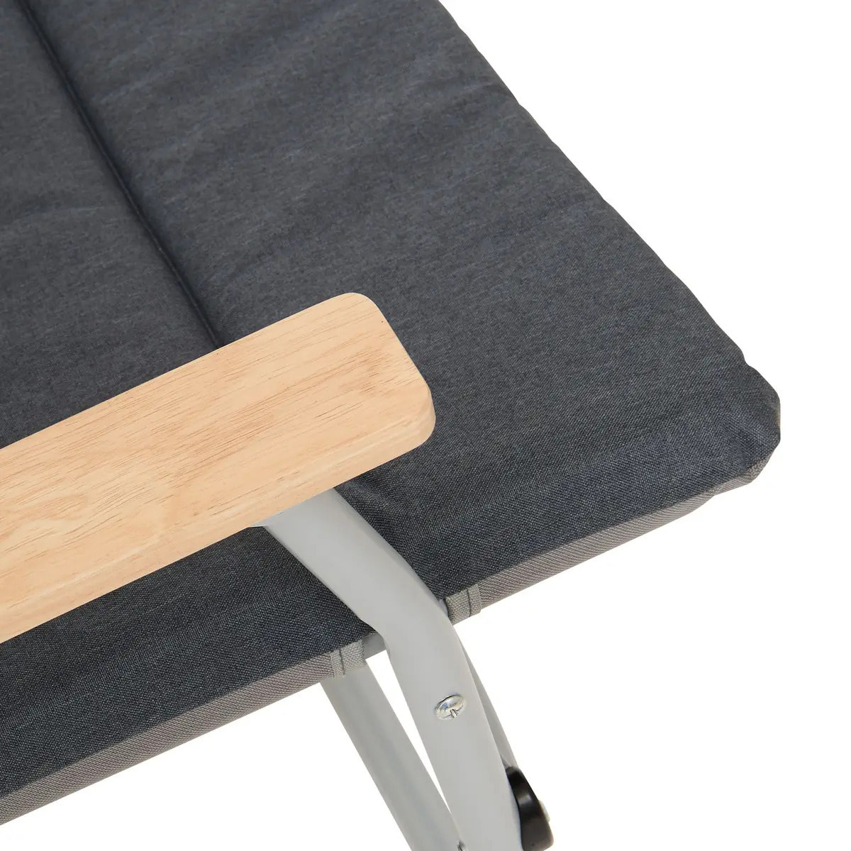 Fauteuil camping pliable gris