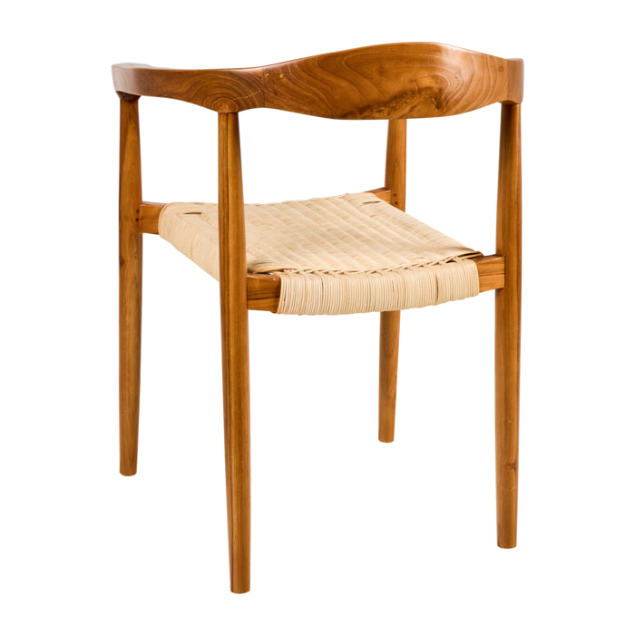 ANNETTE - SEDIA CON BRACCIOLI - misura 59x55x78