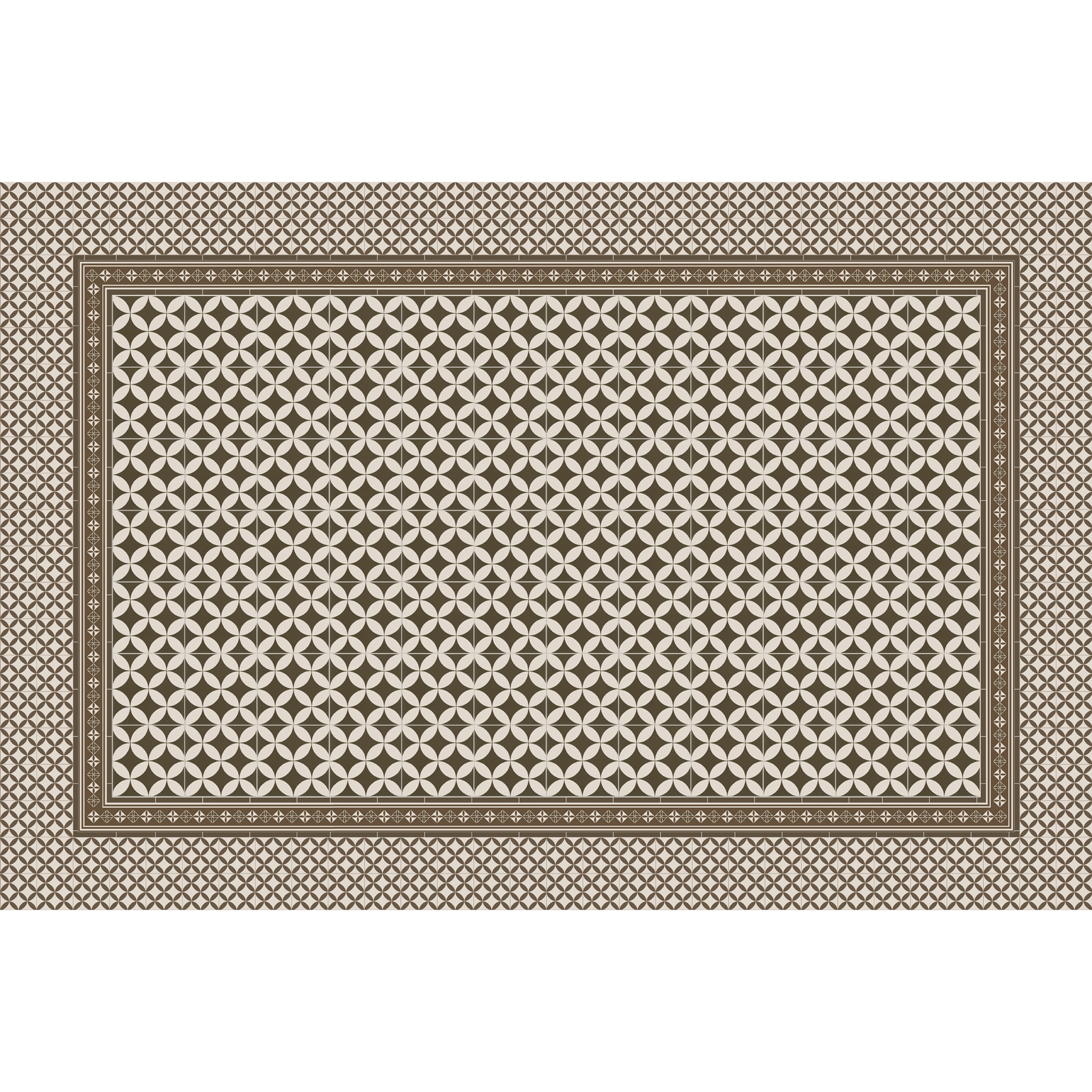 Alfombras vinílicas de Ceramiko - Dalia Sepia
