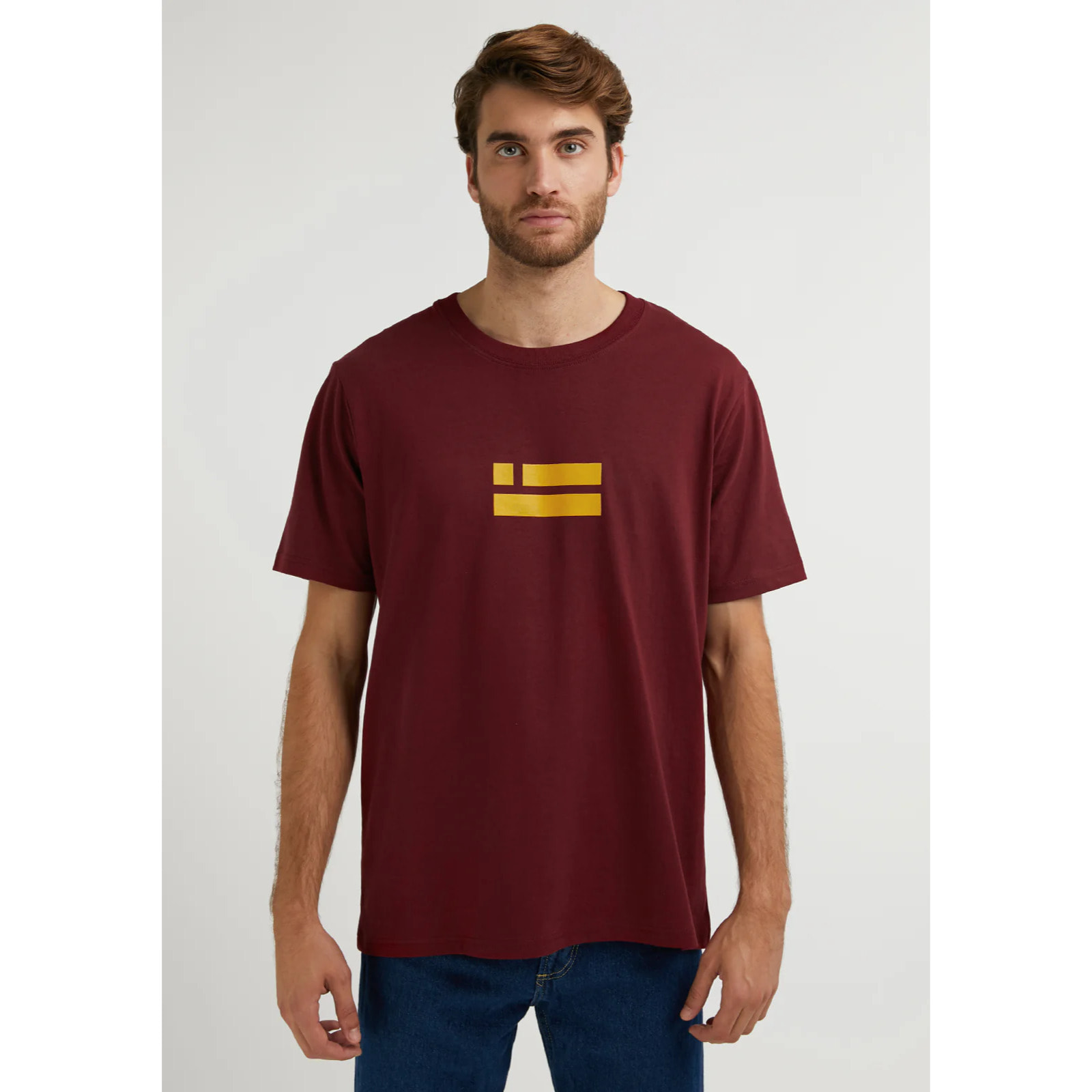 Camiseta Básica  Flag T-Shirt en Rojo D.Franklin