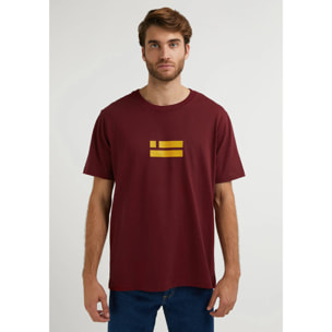Camiseta Básica  Flag T-Shirt en Rojo D.Franklin