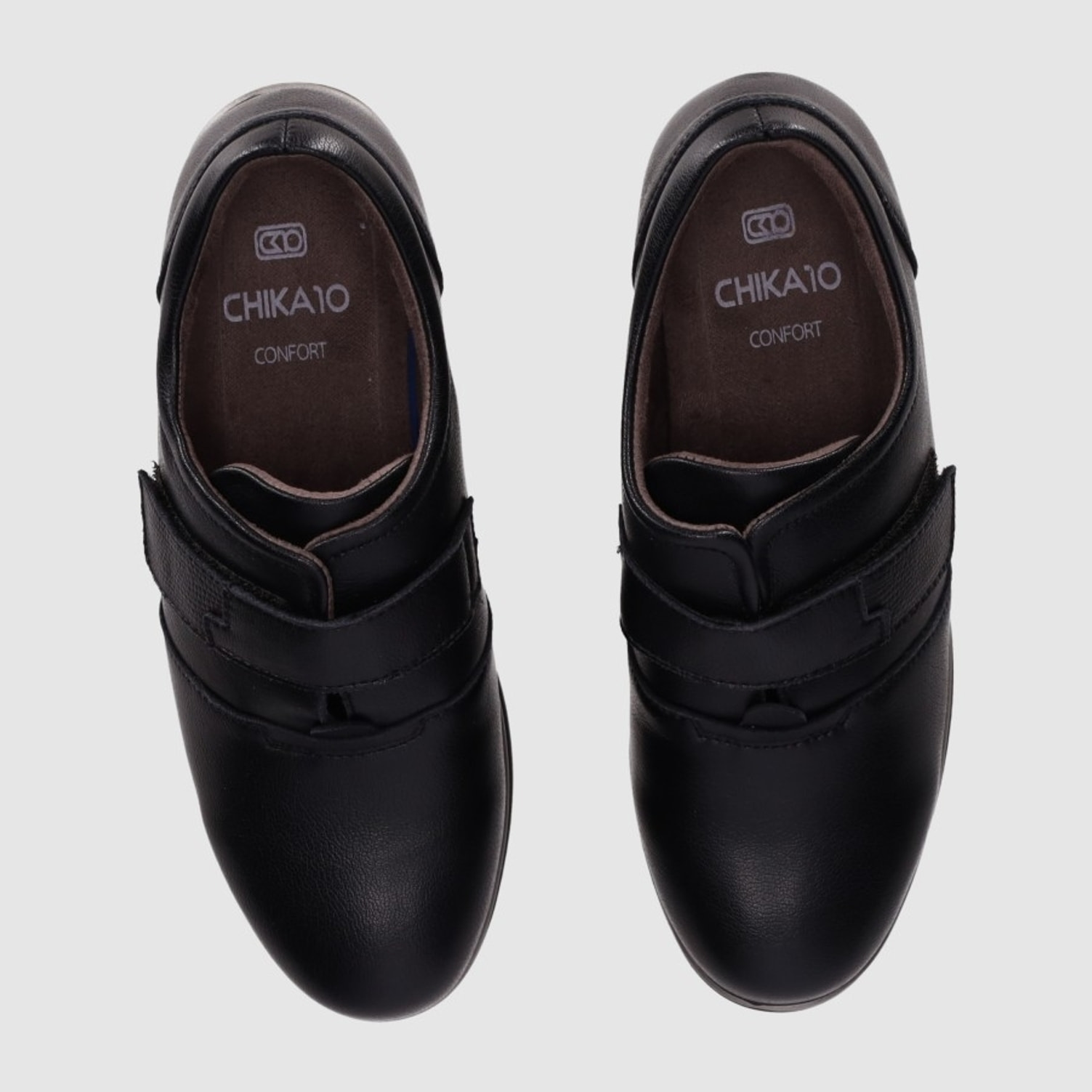 Zapatos de Piel - Negro - Tacón: 3 cm