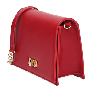 Mini bolsa mujer roja