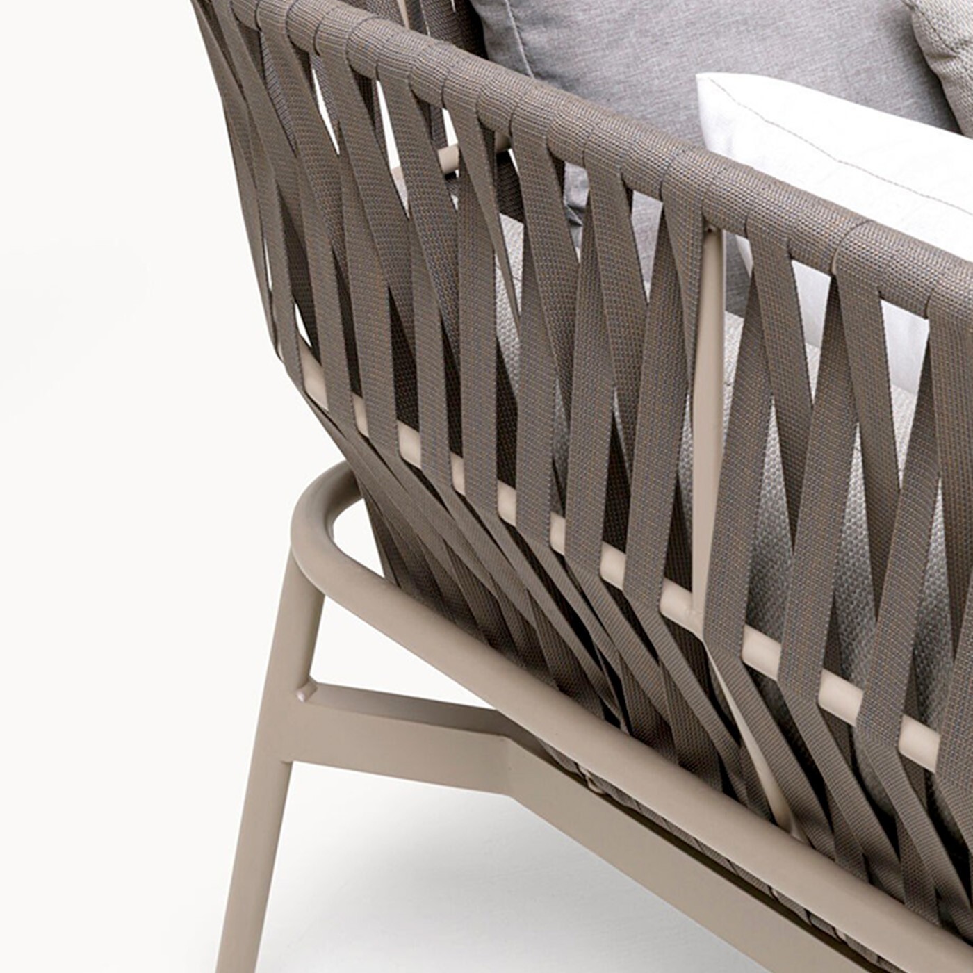 Canapé de jardin Formenta 3 places gris Kare Design