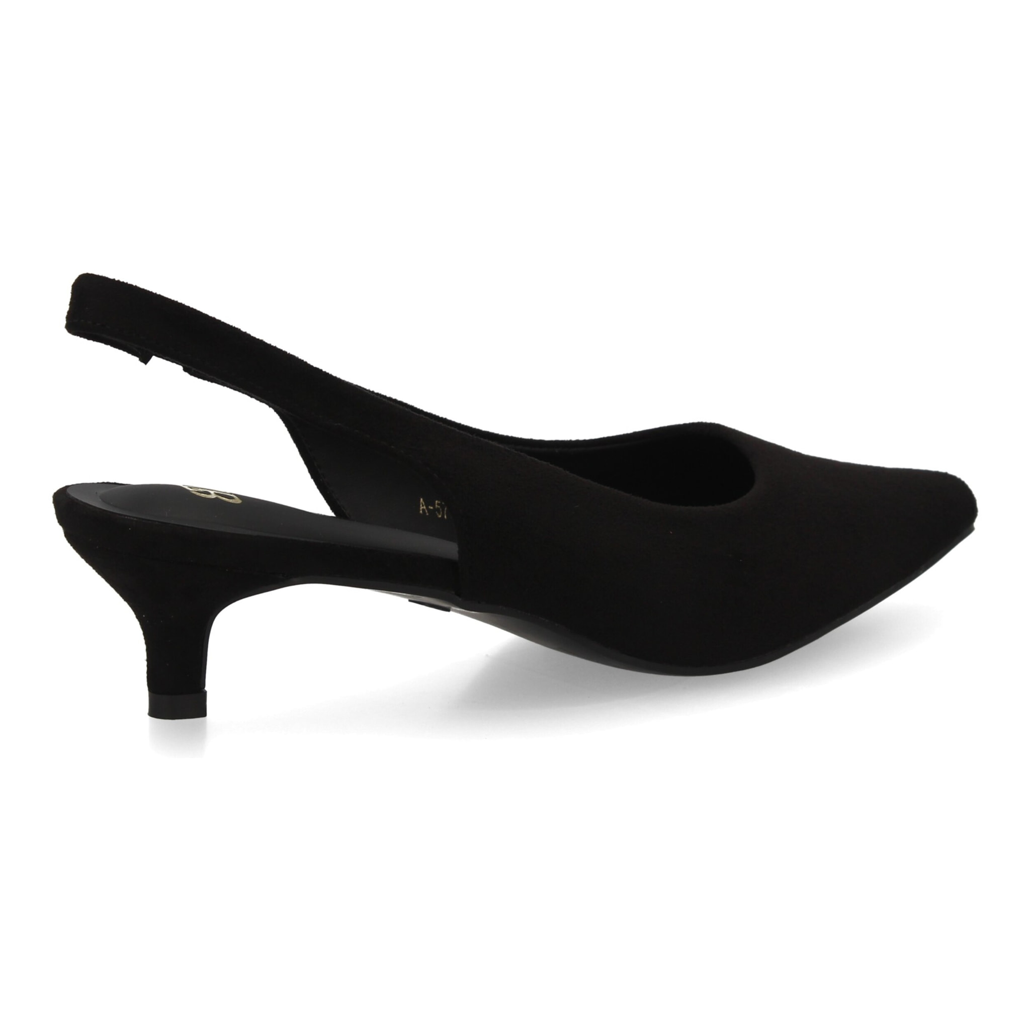Zapato mujer slingback tacón bajo elegante