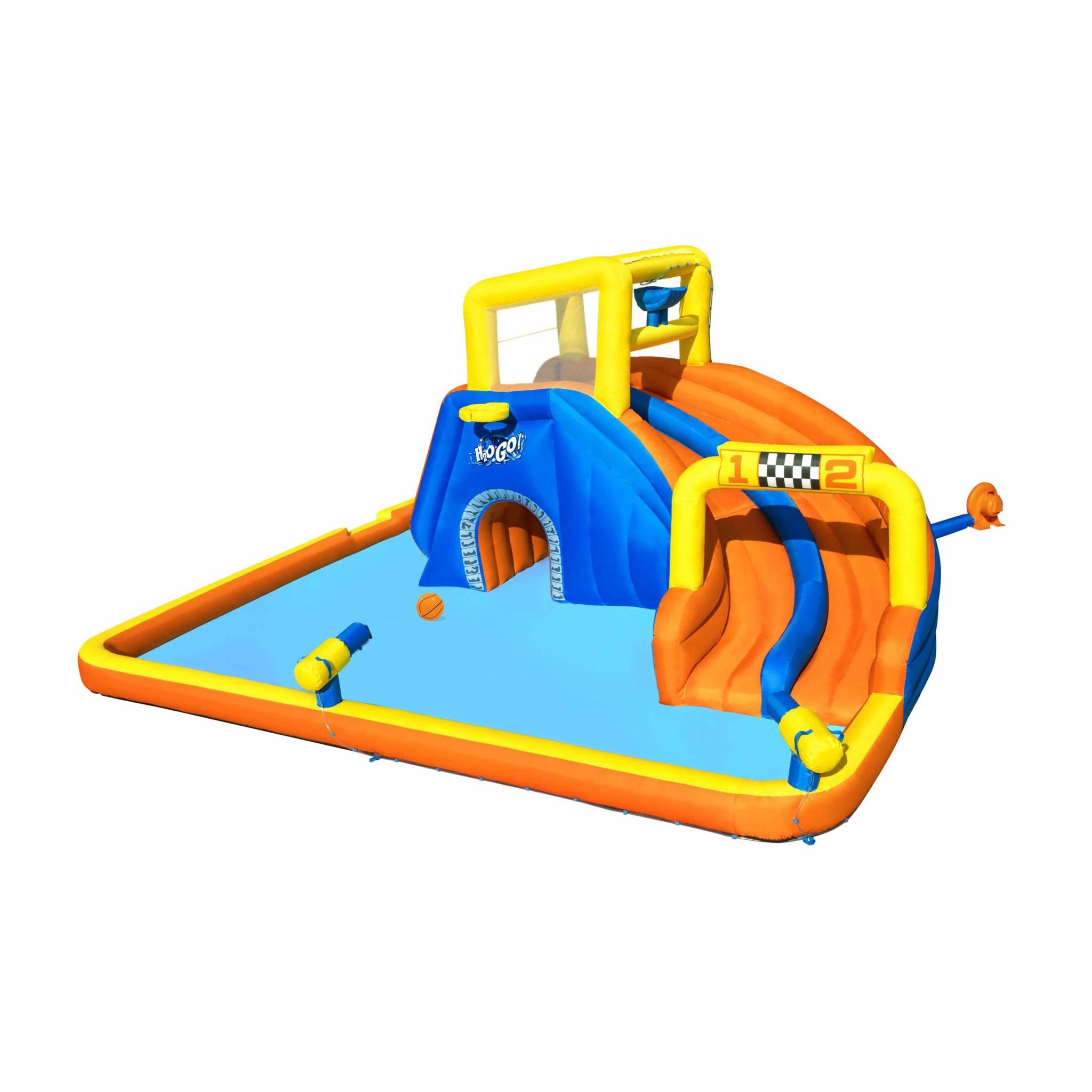 Alice's Garden Château gonflable Landreville toboggan à eau