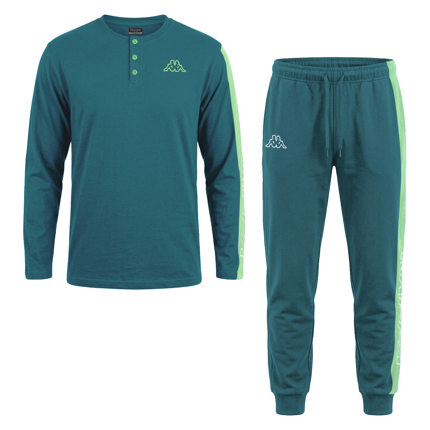 Pigiama Lungo Uomo KAPPA Cotone Leggero