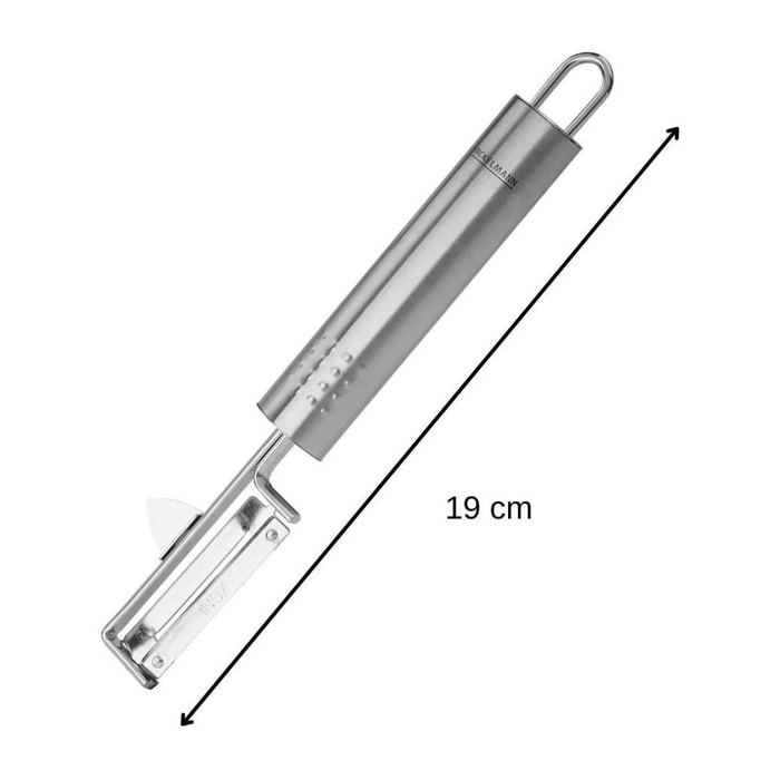 Lot de 2 éplucheur à légumes inox Fackelmann Ovale