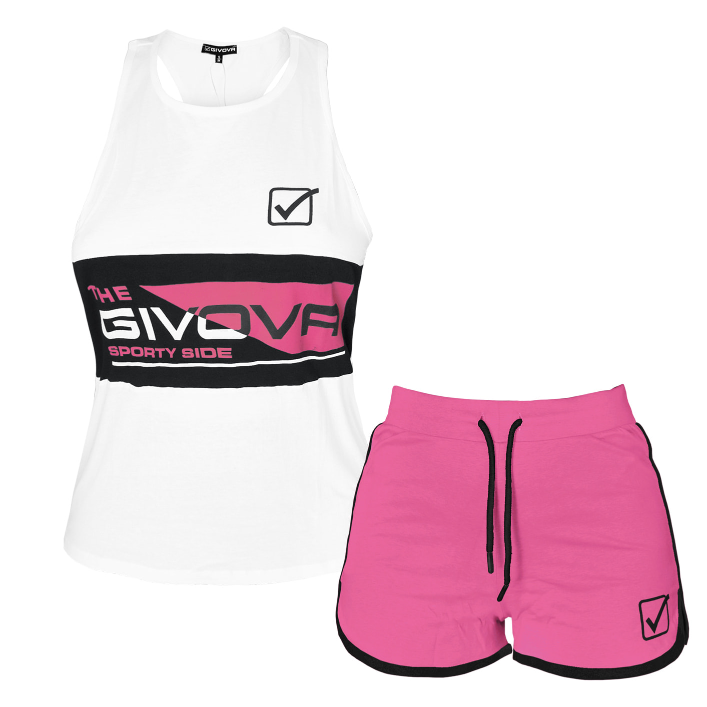 Completo Sportivo Donna GIVOVA Corto Cotone