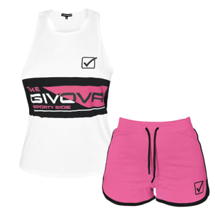 Completo Sportivo Donna GIVOVA Corto Cotone
