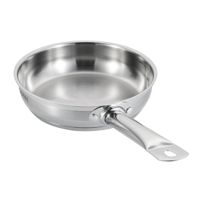 Poêle inox 20x5cm induction