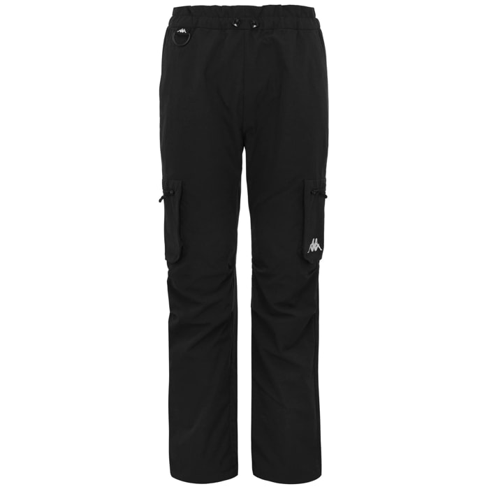 Kappa - Pantaloni Donna Nero - BLOUYR