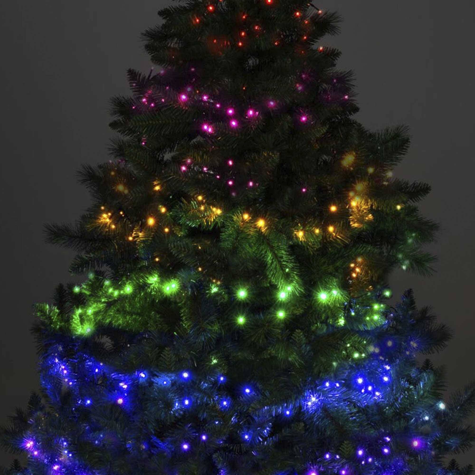 Guirnalda de 400 luces led multicolor con controlador - 8 metros de longitud