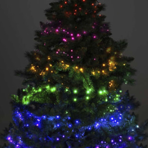 Guirnalda de 400 luces led multicolor con controlador - 8 metros de longitud