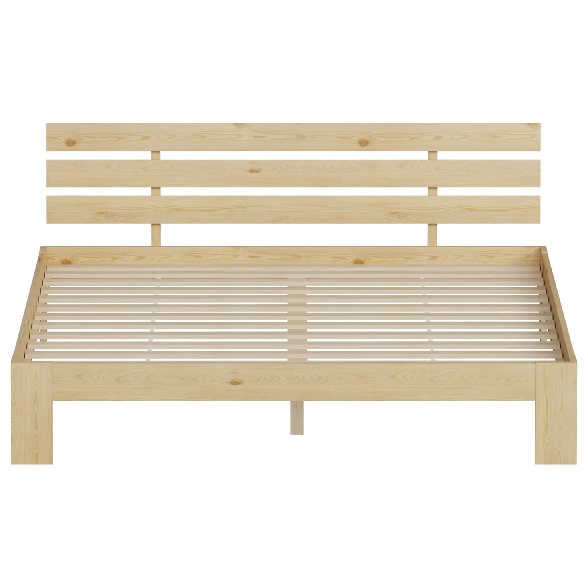 Lit en bois avec tête de lit 160x200cm FINN