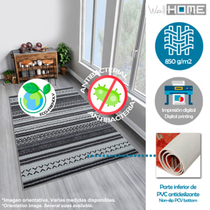 Alfombra de Poliester estampada 100 x 150cm