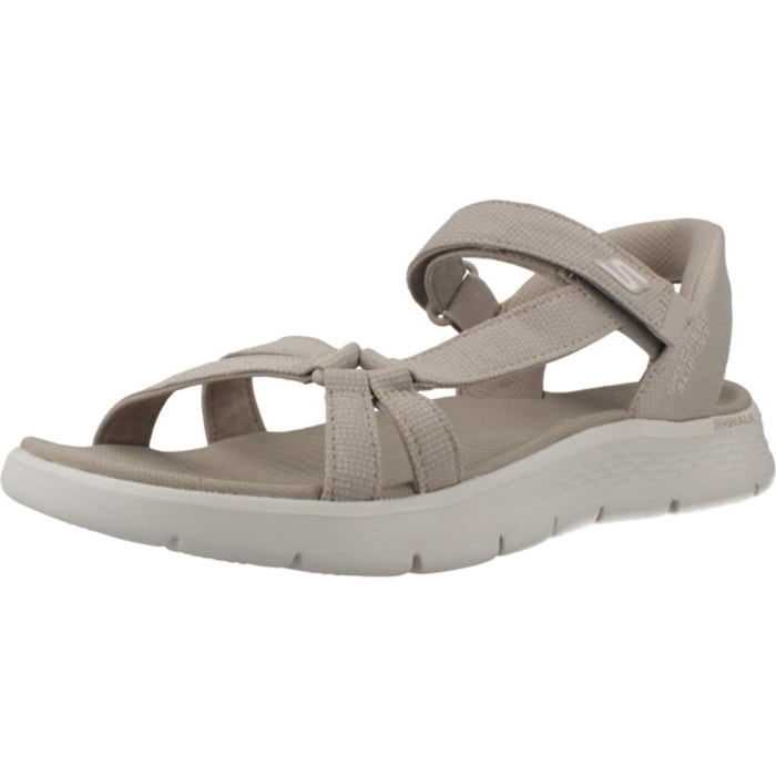 Sandalias Mujer Slip-ins  Go Walk Flex Marron