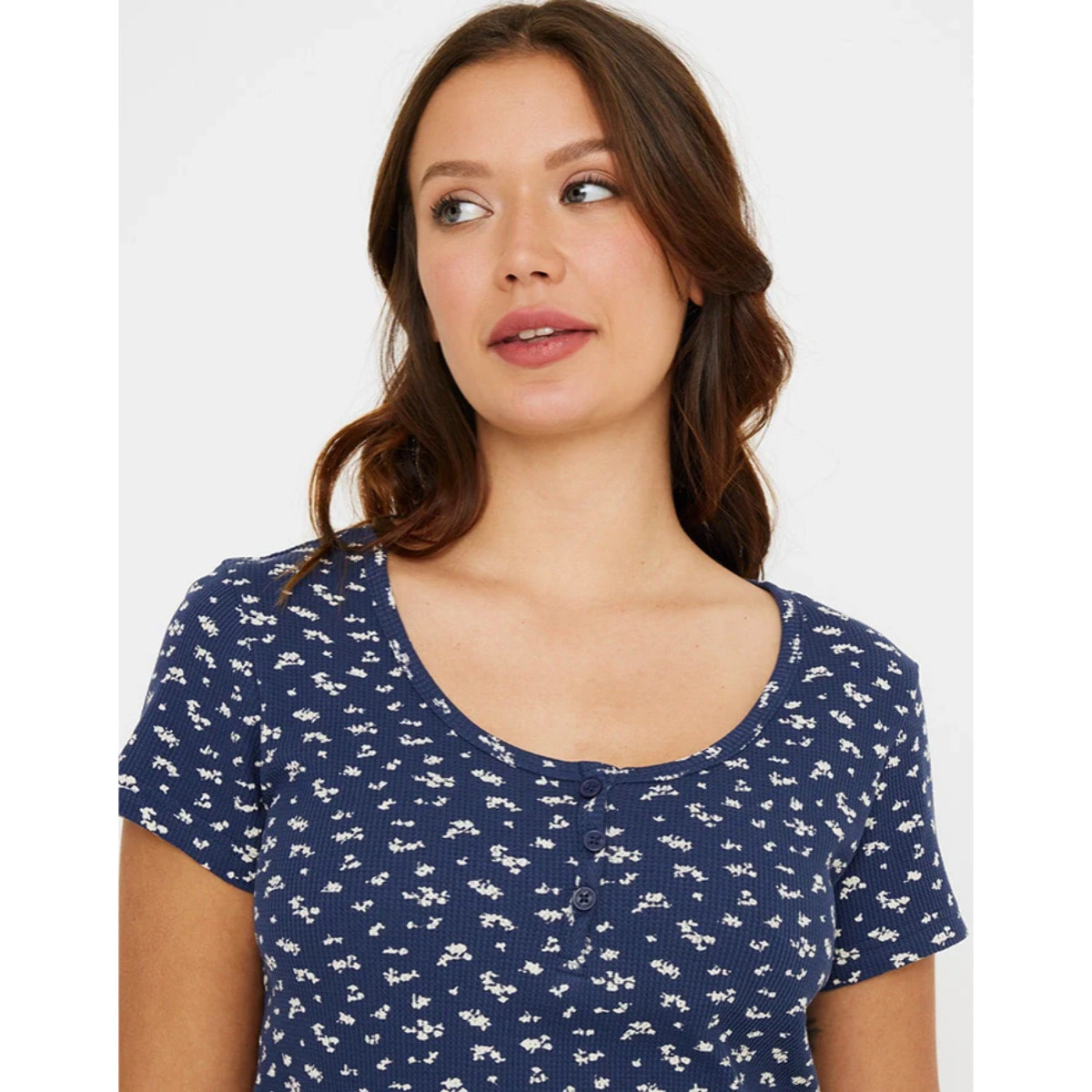 Camiseta Manga Corta Azul Marino - Yarima