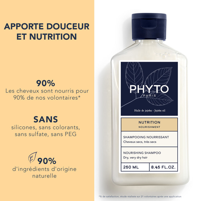 Nutrition - Shampooing Nourrissant Cheveux Secs, Très Secs